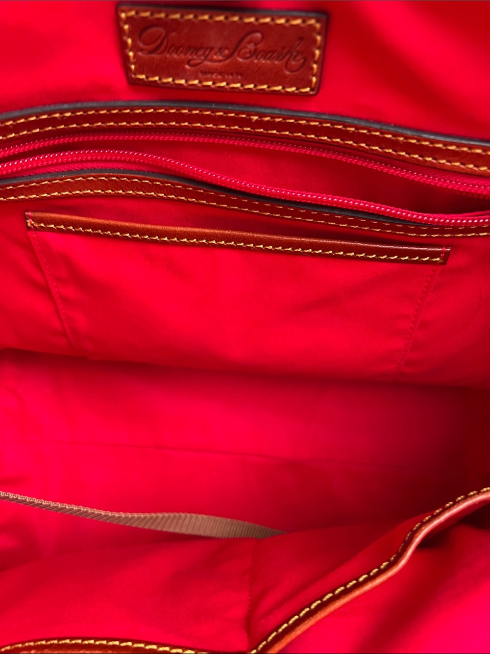 Authentic Dooney & Bourke Nylon East West Shopper blackTote Bag - Picture 9 of 13